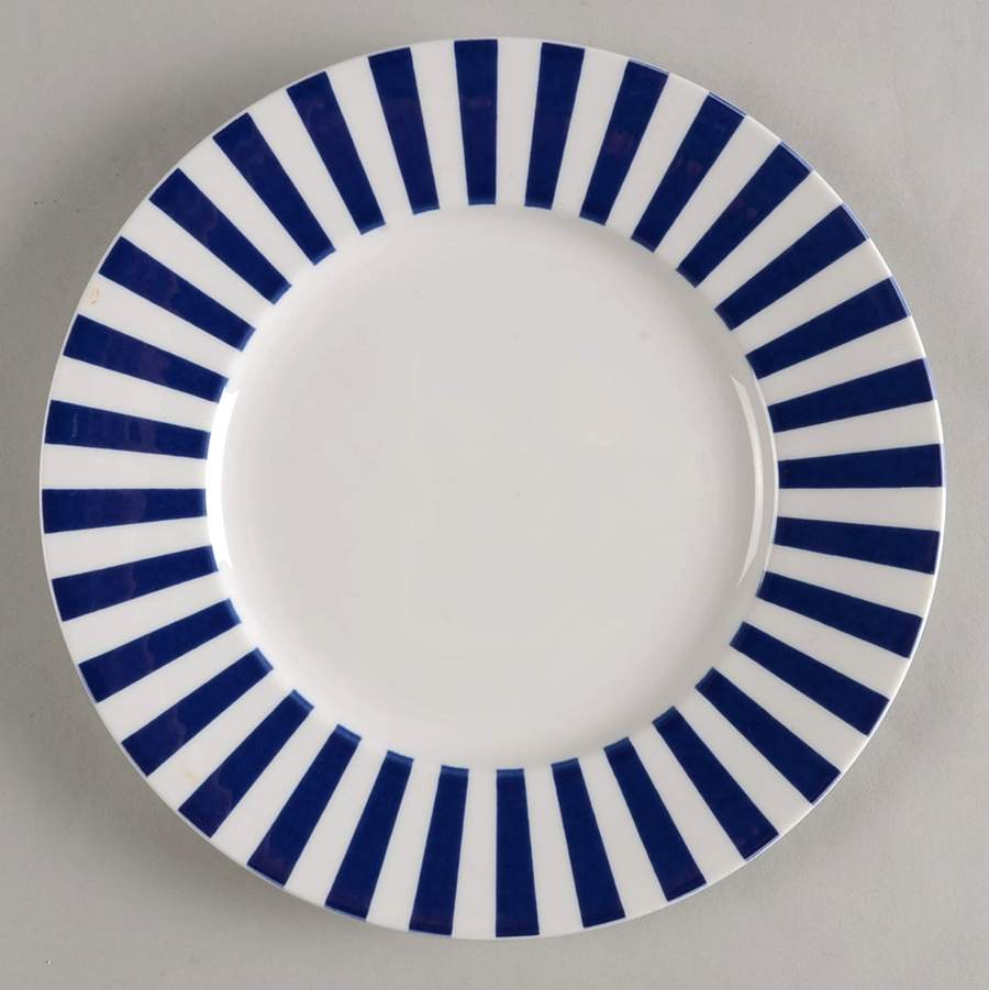 Indigo Track Salad Plate by Mikasa-1