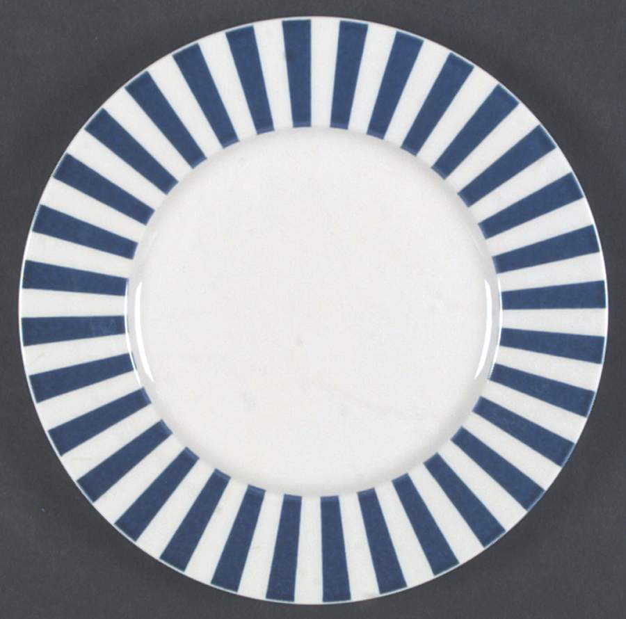 Indigo Track Salad Plate by Mikasa-1