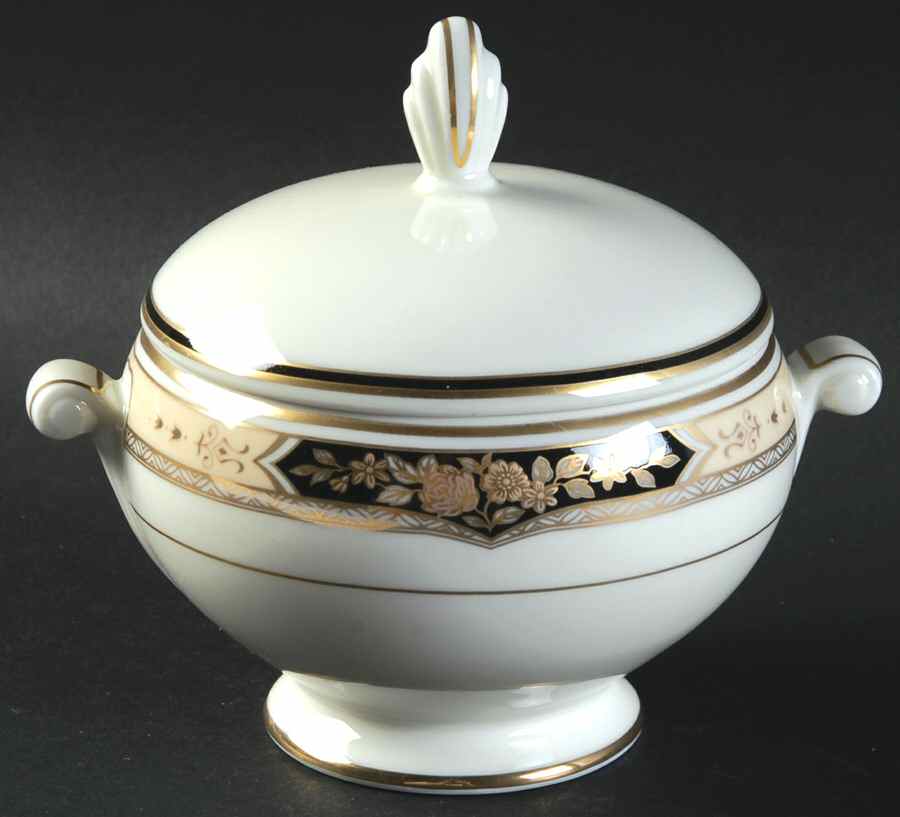 Victorian Hall Sugar Bowl & Lid by Mikasa-1