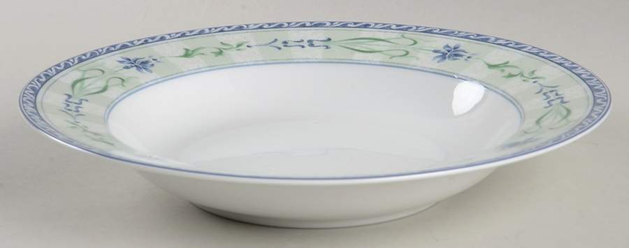 French Iris Rim Soup Bowl by Mikasa-1