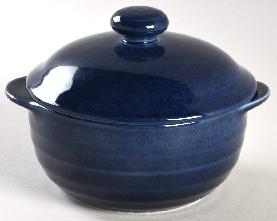 Harbour Blue Individual Casserole & Lid by Mikasa-1