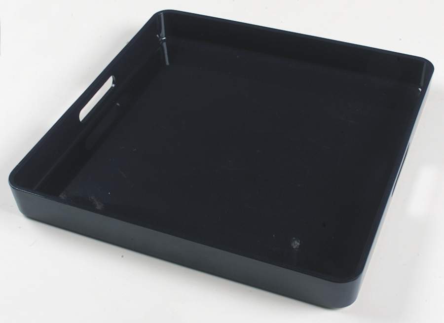 Harbour Blue 13" Square Plastic Tray by Mikasa-1