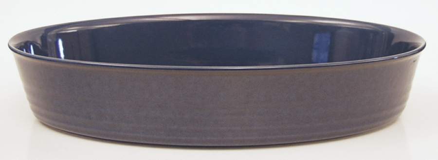 Harbour Blue 14" Oval Baker by Mikasa-1