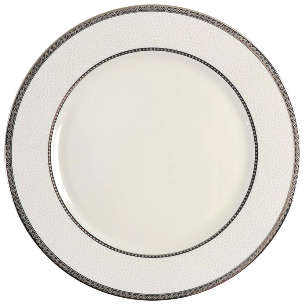 Imperial Flair Platinum Dinner Plate by Mikasa-1