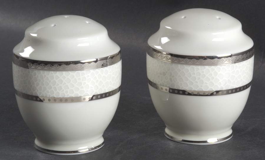 Imperial Flair Platinum Salt & Pepper Set by Mikasa-1