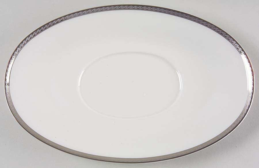 Imperial Flair Platinum Underplate for Gravy Boat by Mikasa-1
