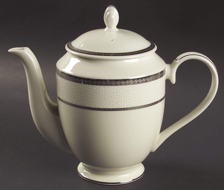 Imperial Flair Platinum Coffee Pot & Lid by Mikasa-1