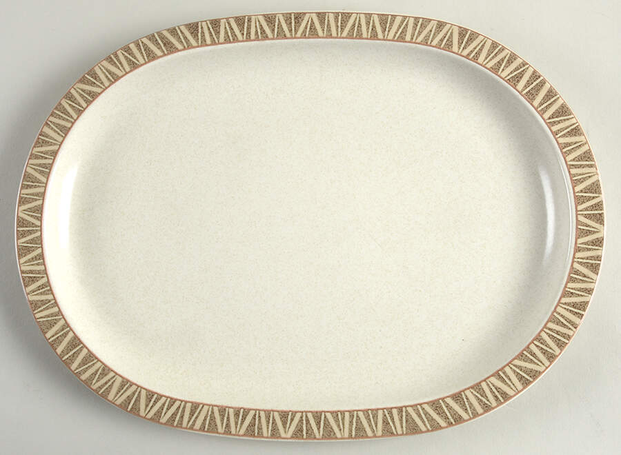 Sahara 15" Oval Serving Platter by Mikasa-1