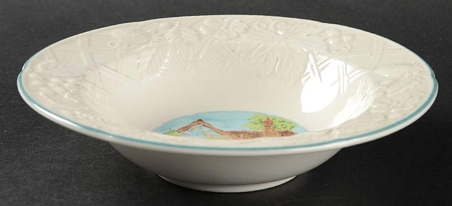 Cottage Vista Rim Fruit/Dessert (Sauce) Bowl by Mikasa-1