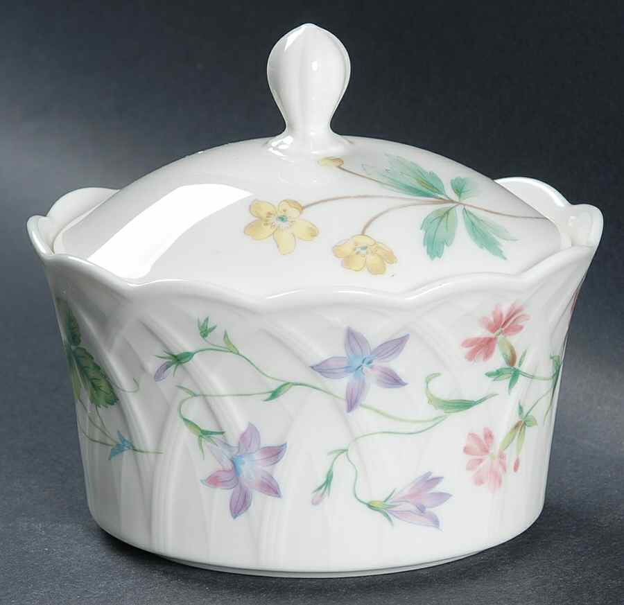 Meadow Song Sugar Bowl & Lid by Mikasa-1