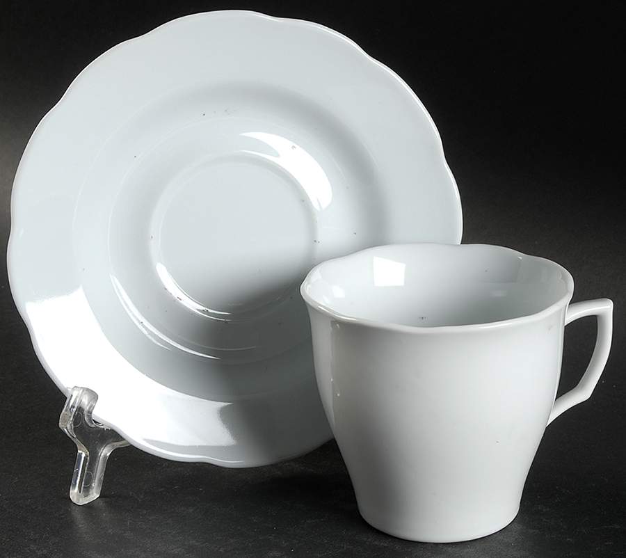 Ivory Coast Flat Cup & Saucer Set by Mikasa-1