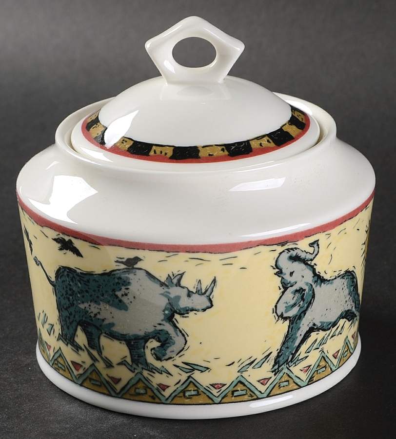 Ivory Coast Sugar Bowl & Lid by Mikasa-1