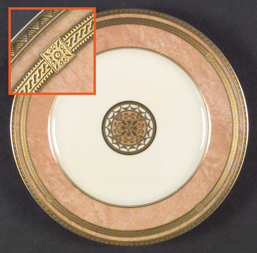 Coral Florentine Salad Plate by Mikasa-1