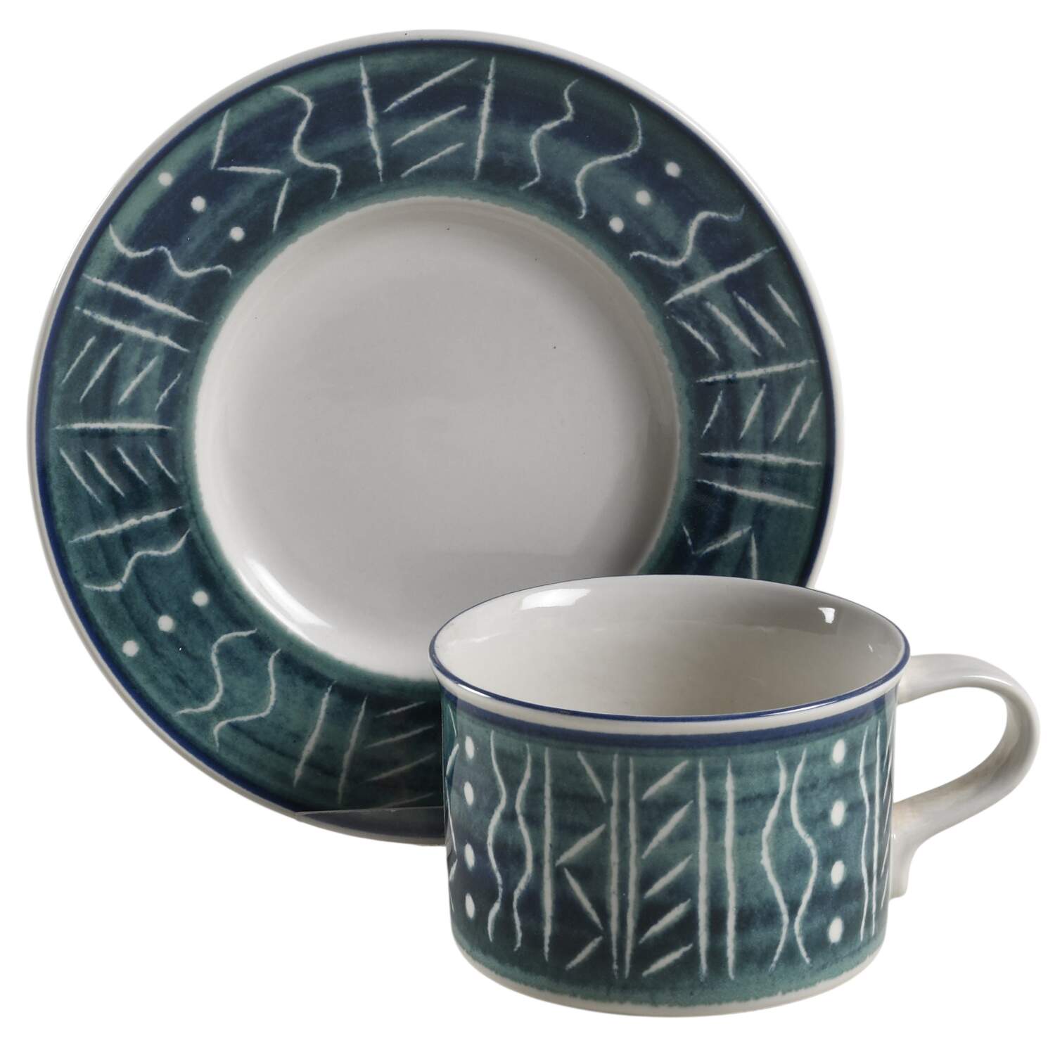 La Paz Flat Cup & Saucer Set by Mikasa-1