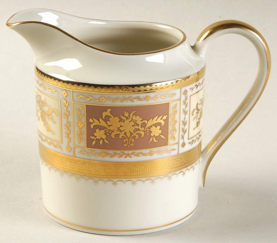 Pompadour Taupe Creamer by Mikasa-1
