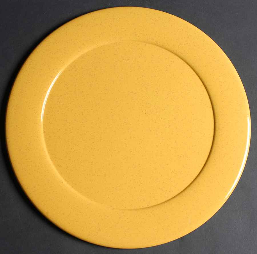 Saffron Melamine Service Plate (Charger) by Mikasa-1