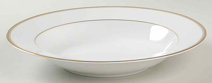 Classic Gold Rim Soup Bowl by Mikasa-1