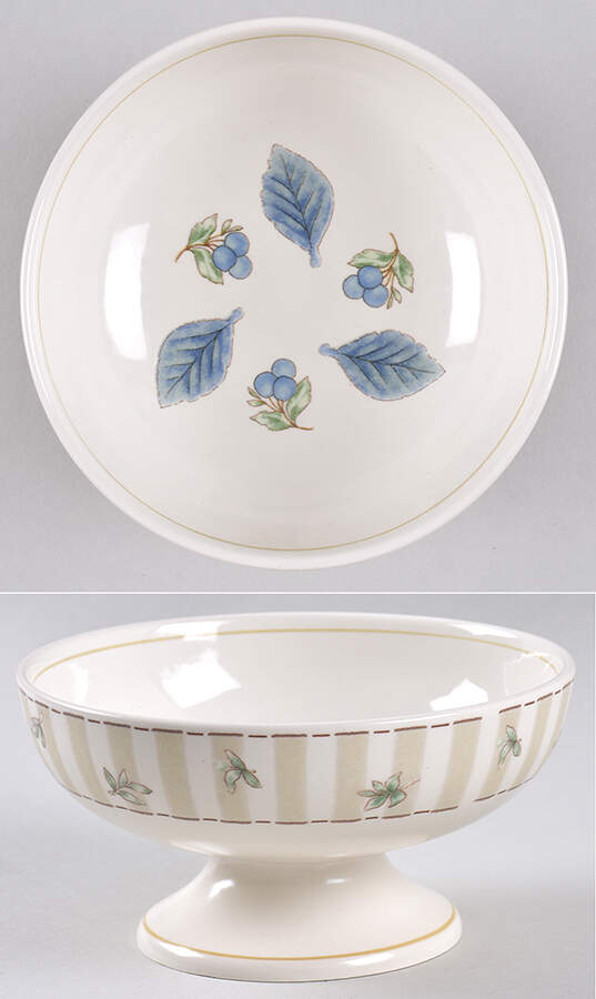 Garden Prose Crudite Snack Bowl/Dip Or Sherbet by Mikasa-1