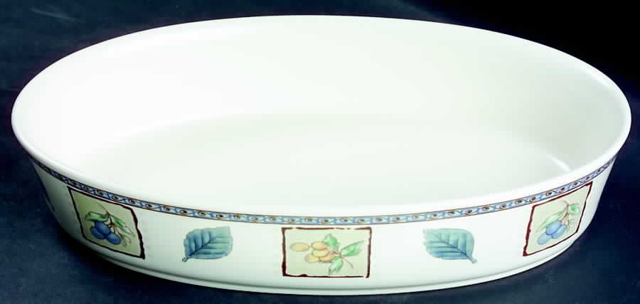 Garden Prose 10" Oval Baker by Mikasa-1