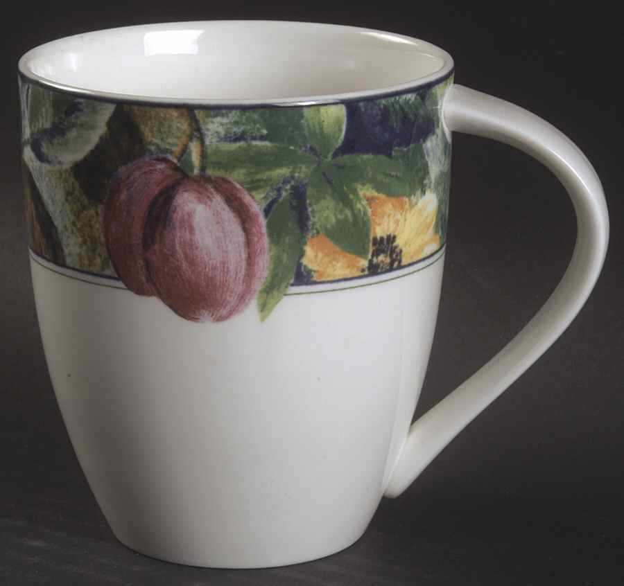 Fruit Collage Cappuccino Mug by Mikasa-1