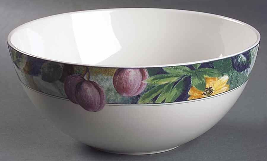 Fruit Collage 8" Round Vegetable Bowl by Mikasa-1