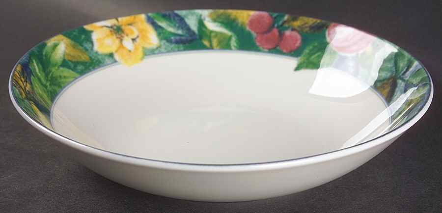 Fruit Collage Coupe Soup Bowl by Mikasa-1