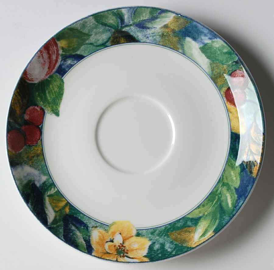 Fruit Collage Saucer by Mikasa-1