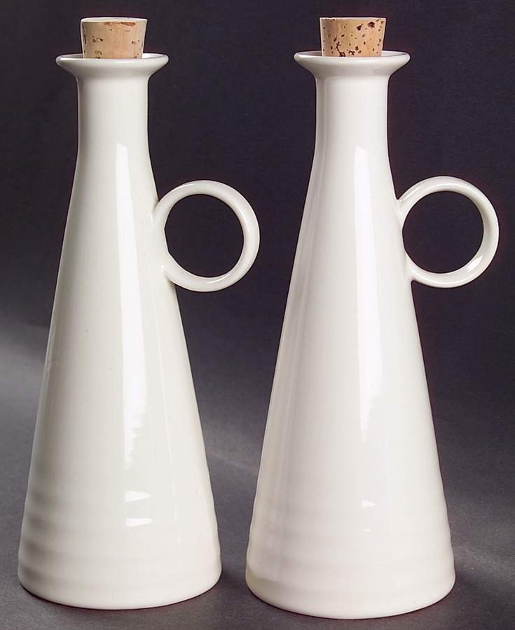 Glacier (Set of 2) Oil/Vinegar with Cork Stoppers by Mikasa-1