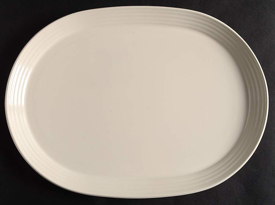 Glacier 15" Oval Serving Platter by Mikasa-1
