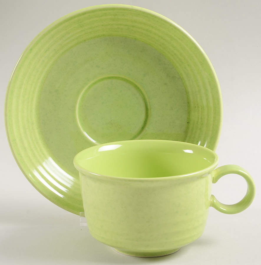 Kiwi Flat Cup & Saucer Set by Mikasa-1