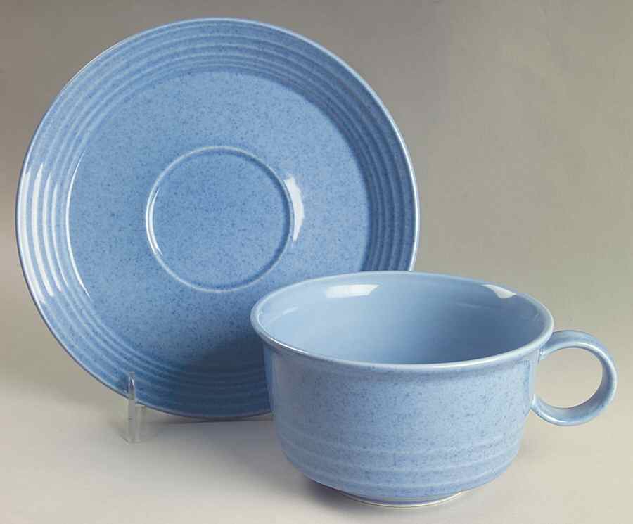 Reef Blue Soup Mug & Saucer Set by Mikasa-1