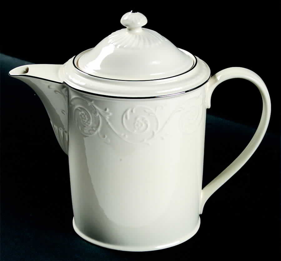 Plaza Platinum Coffee Pot & Lid by Mikasa-1