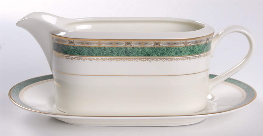 Sheffield Gravy Boat & Underplate by Mikasa-1