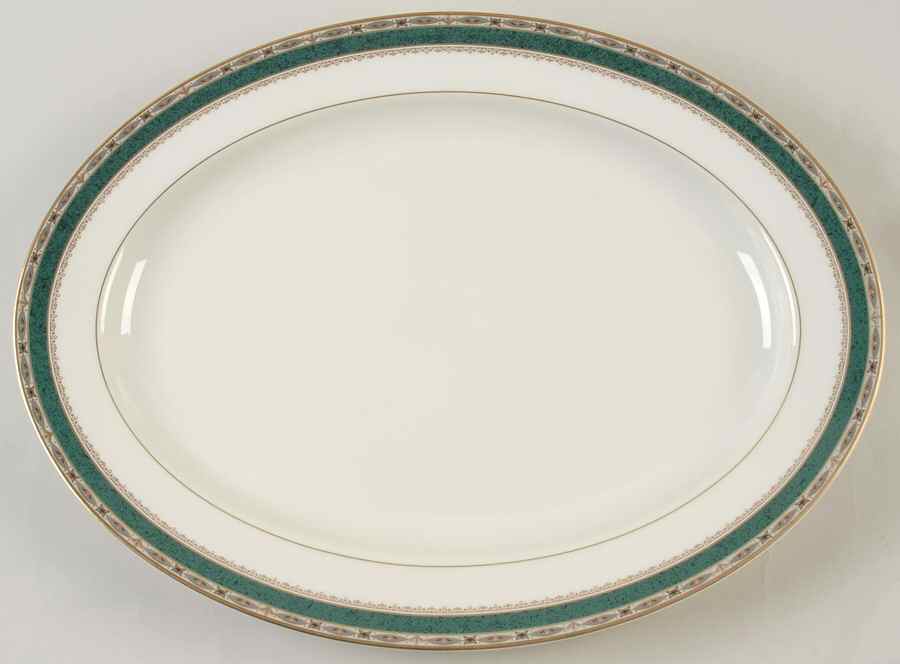 Sheffield 15" Oval Serving Platter by Mikasa-1