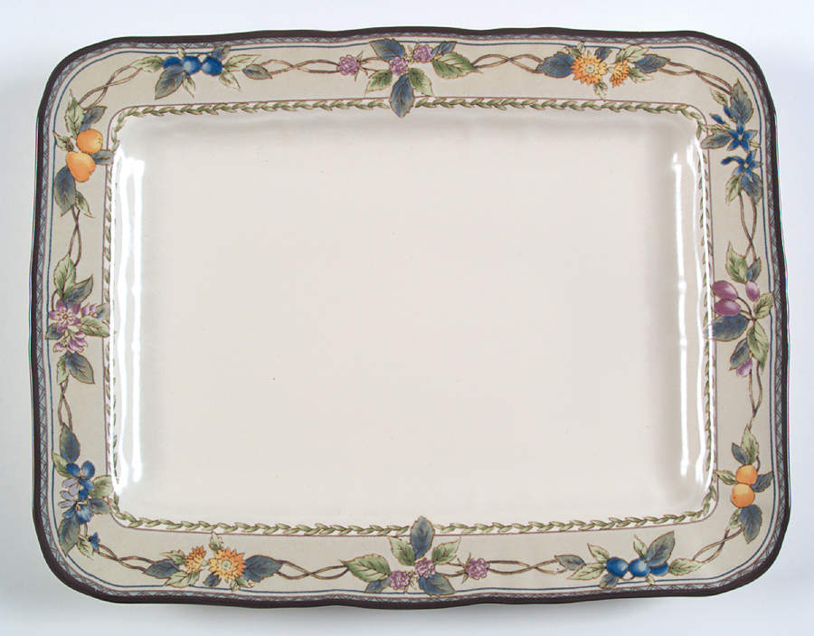 Country Harvest 13" Rectangular Serving Platter by Mikasa-1