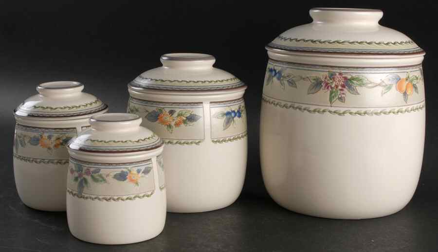 Country Harvest (4 Piece) Canister Set (Box Set) by Mikasa-1