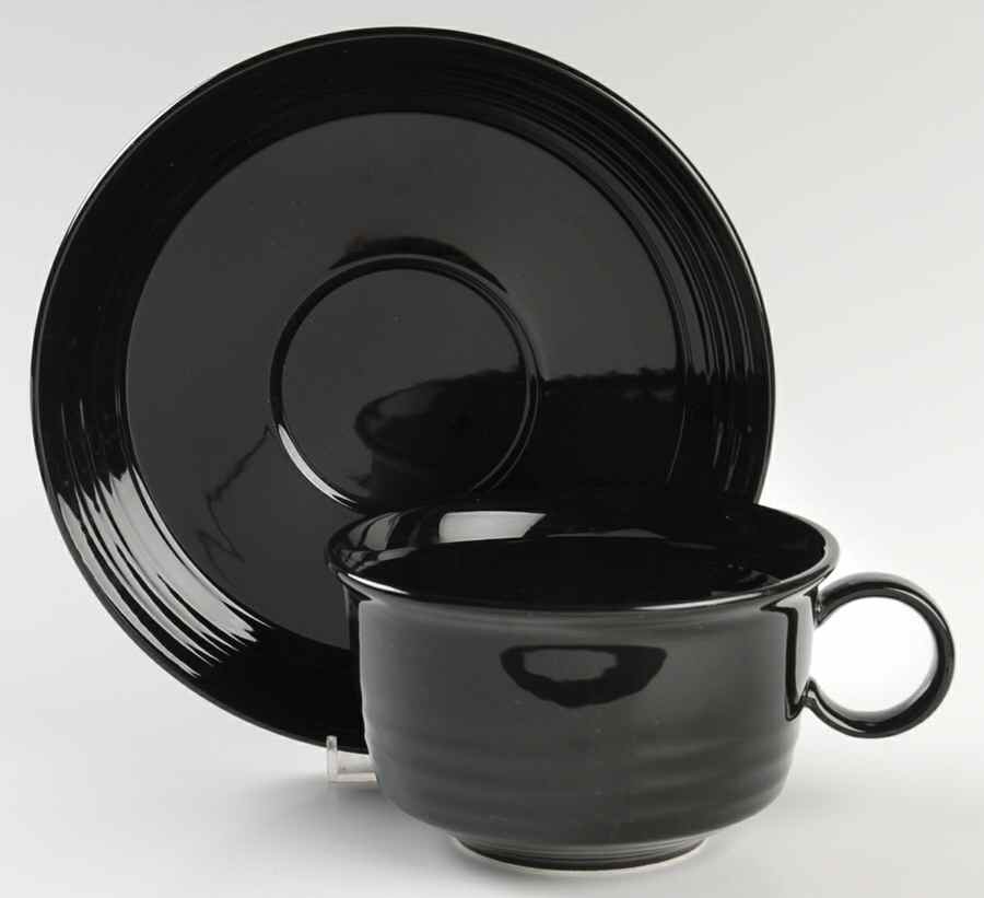 Onyx Soup Mug & Saucer Set by Mikasa-1