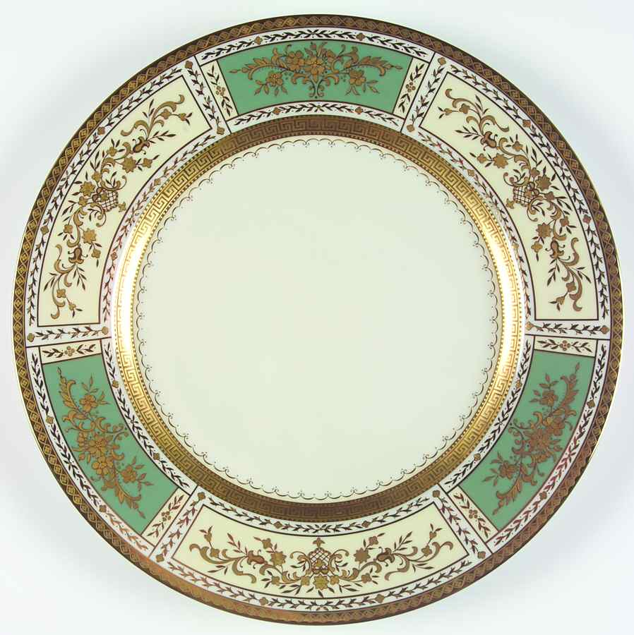 Pompadour Green 12" Chop Plate (Round Platter) by Mikasa-1