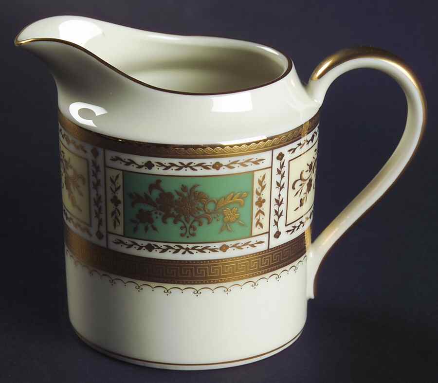 Pompadour Green Creamer by Mikasa-1