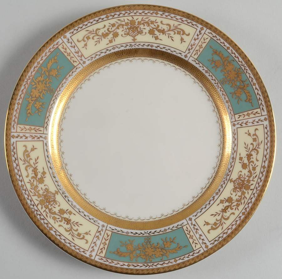 Pompadour Green Salad Plate by Mikasa-1