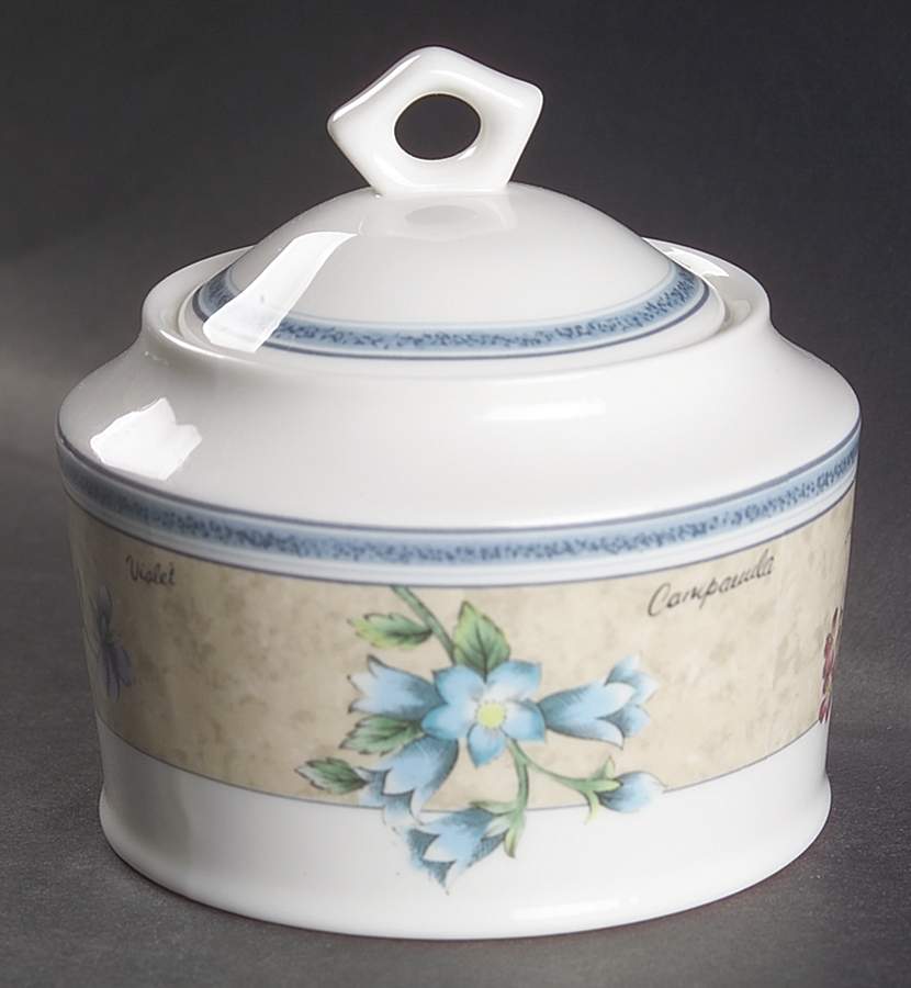 Parisian Garden Sugar Bowl & Lid by Mikasa-1