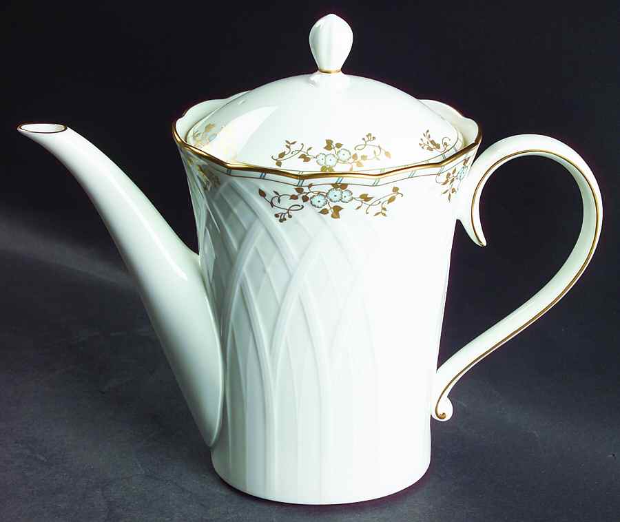 Terrace Bloom Coffee Pot & Lid by Mikasa-1