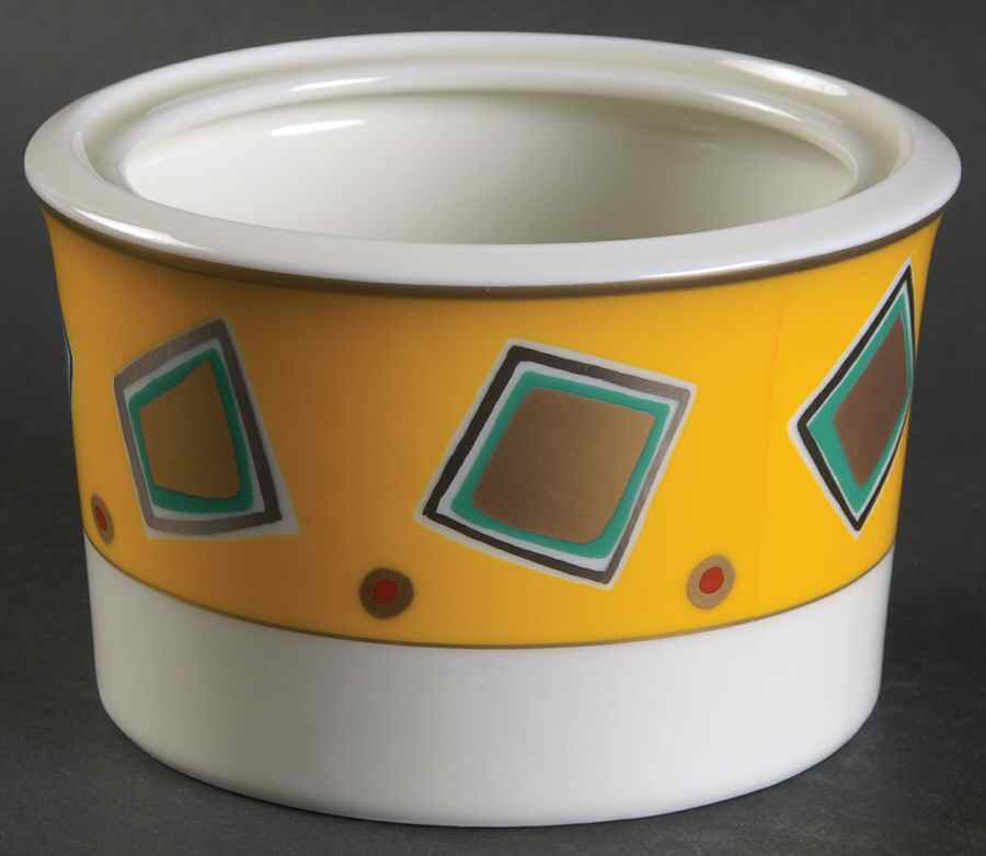Trafalgar Saffron Sugar Bowl No Lid by Mikasa-1