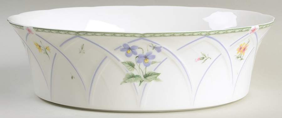 Spring Prose 9" Round Vegetable Bowl by Mikasa-1