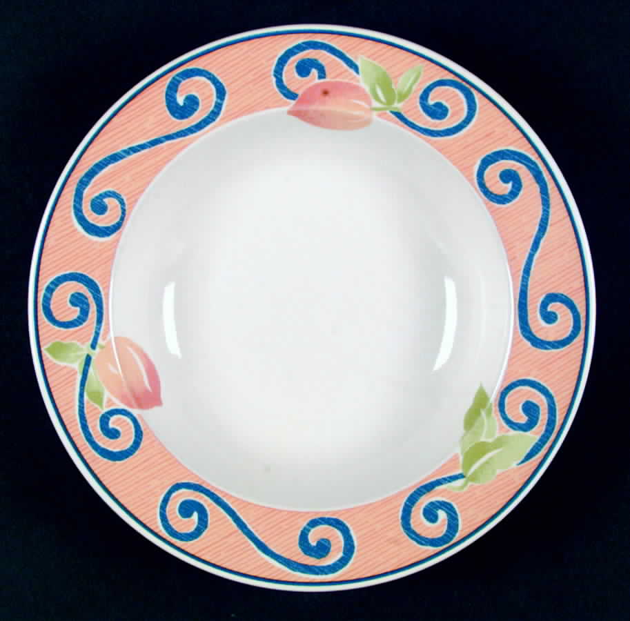 Lemon Fling Large Rim Soup Bowl by Mikasa-1
