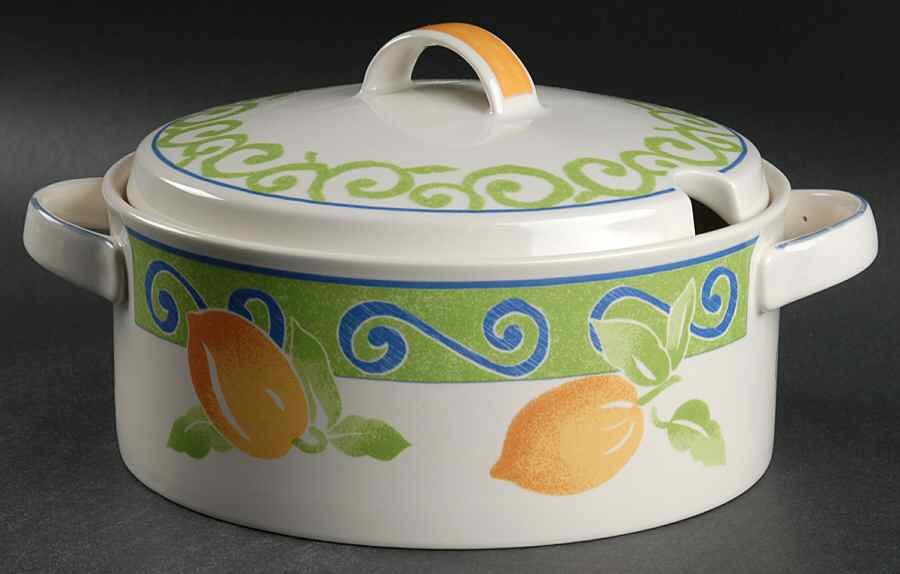 Lemon Fling Tureen &  Lid by Mikasa-1