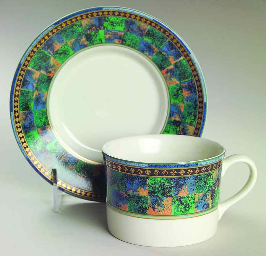 Larchmont (#L3136) Flat Cup & Saucer Set by Mikasa-1