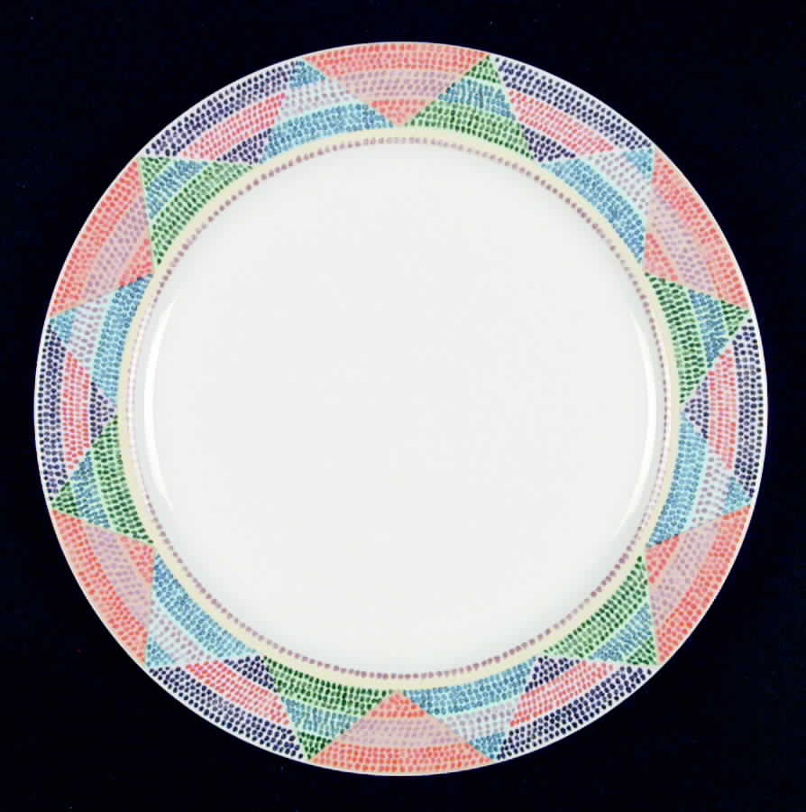 Petit Point Dinner Plate by Mikasa-1
