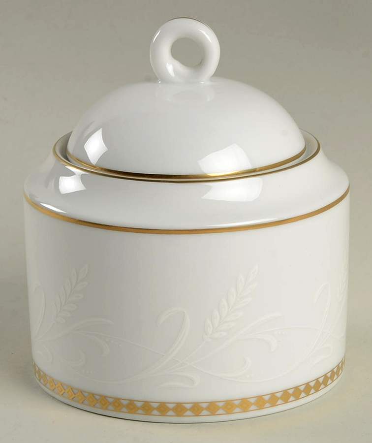 Harvest Lace Sugar Bowl & Lid by Mikasa-1