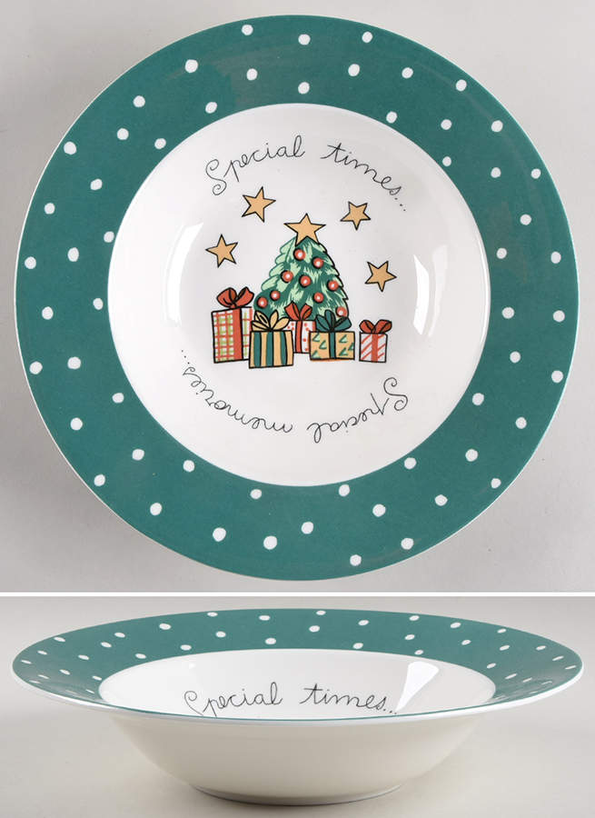 Christmas Wish 10" Round Vegetable Bowl by Mikasa-1